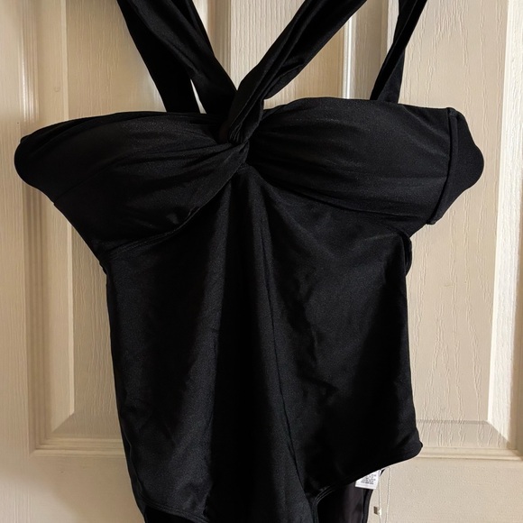 **NEW** Milly Betsy Draped Bandeau One piece Swimsuit